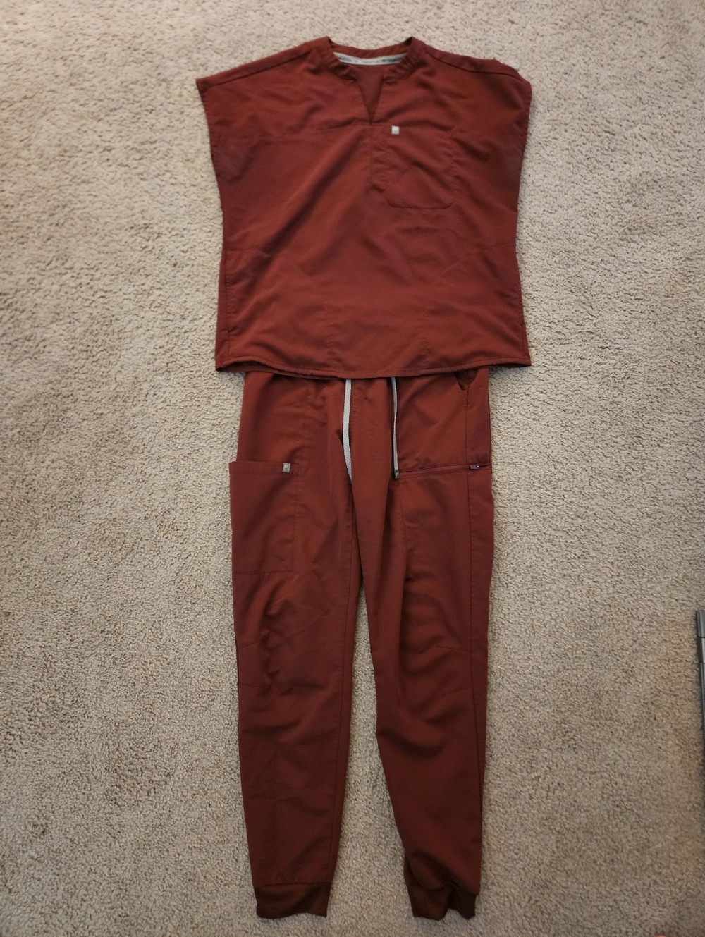 Fabletics Women's Burgundy Srub Set